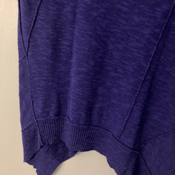 Eileen Fisher Blue Organic Linen Cotton Blend Shirt Sleeveless Size XS - Picture 7 of 7